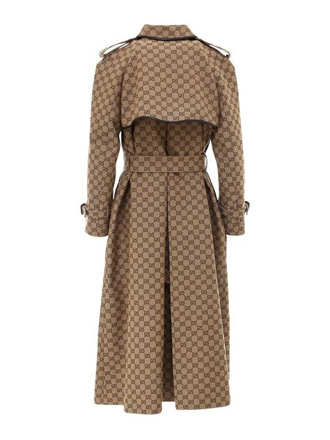 gucci mens trench coat|Gucci women trench coats.